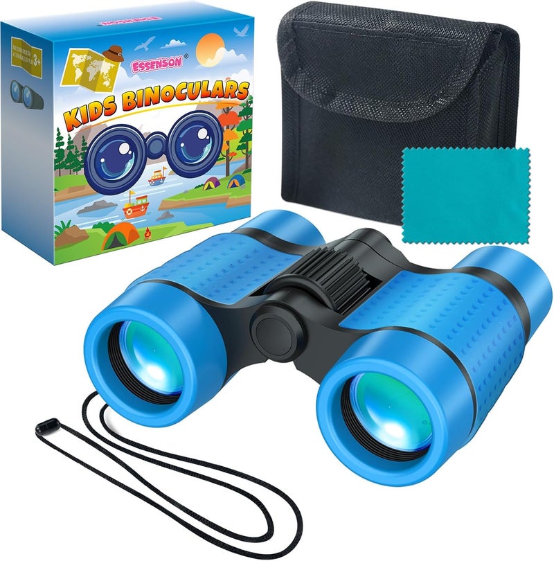 ESSENSON Binoculars for Kids Toys Gifts for Age 3-12 Years Old Boys Girls Kids Telescope Outdoor Toys for Sports and Outside Play, Bird Watching, Birthday Presents - Image 1